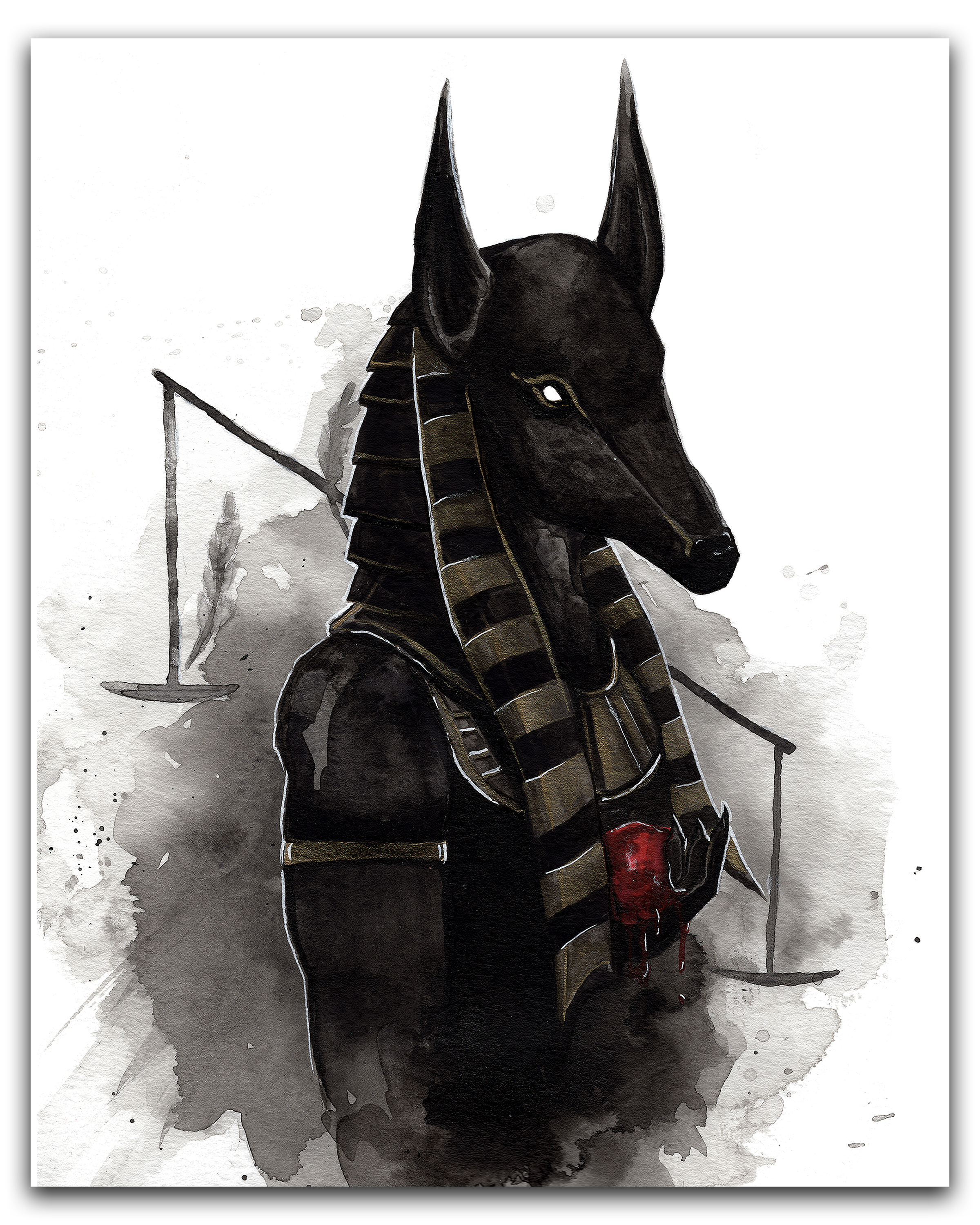 Anubis Print