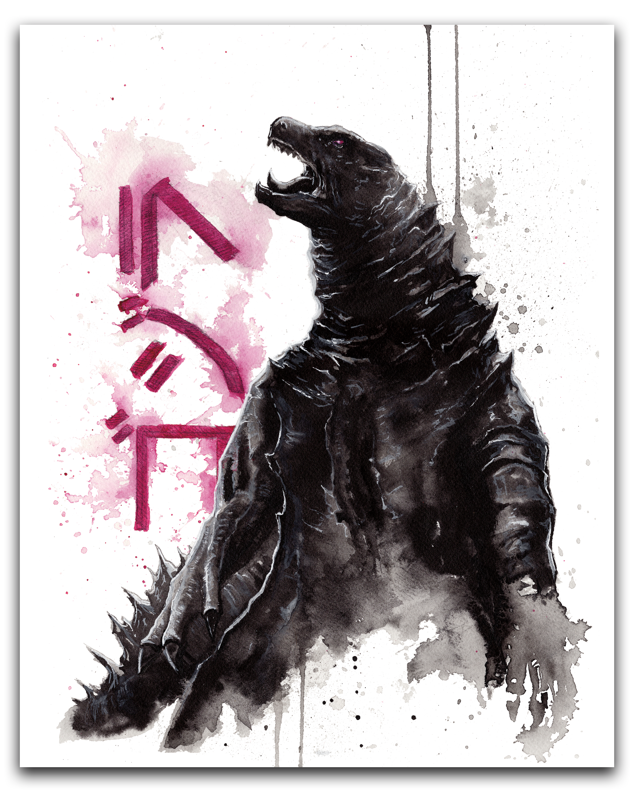 Godzilla Print