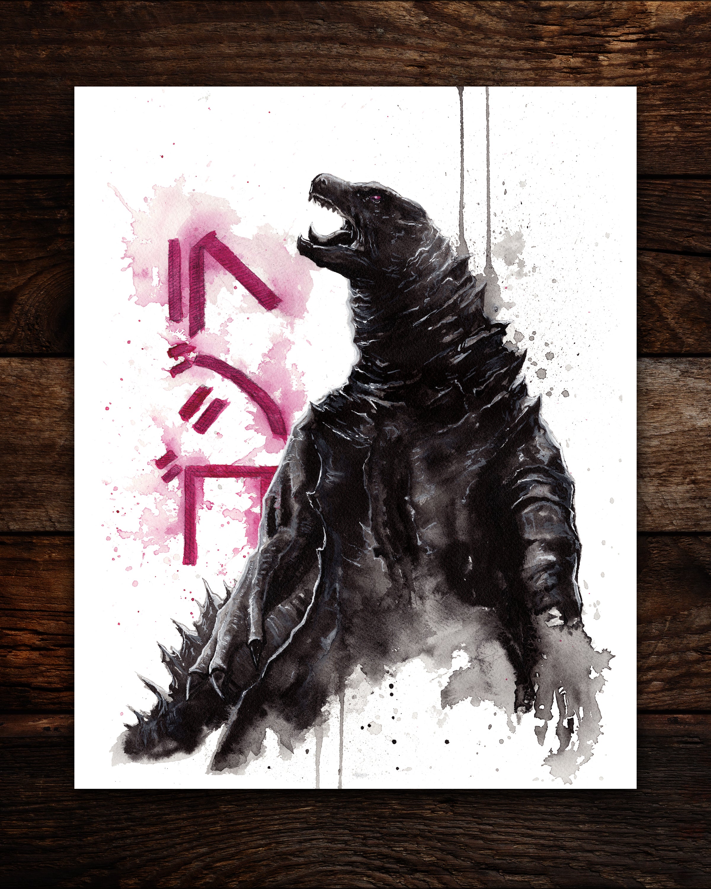 Godzilla Print