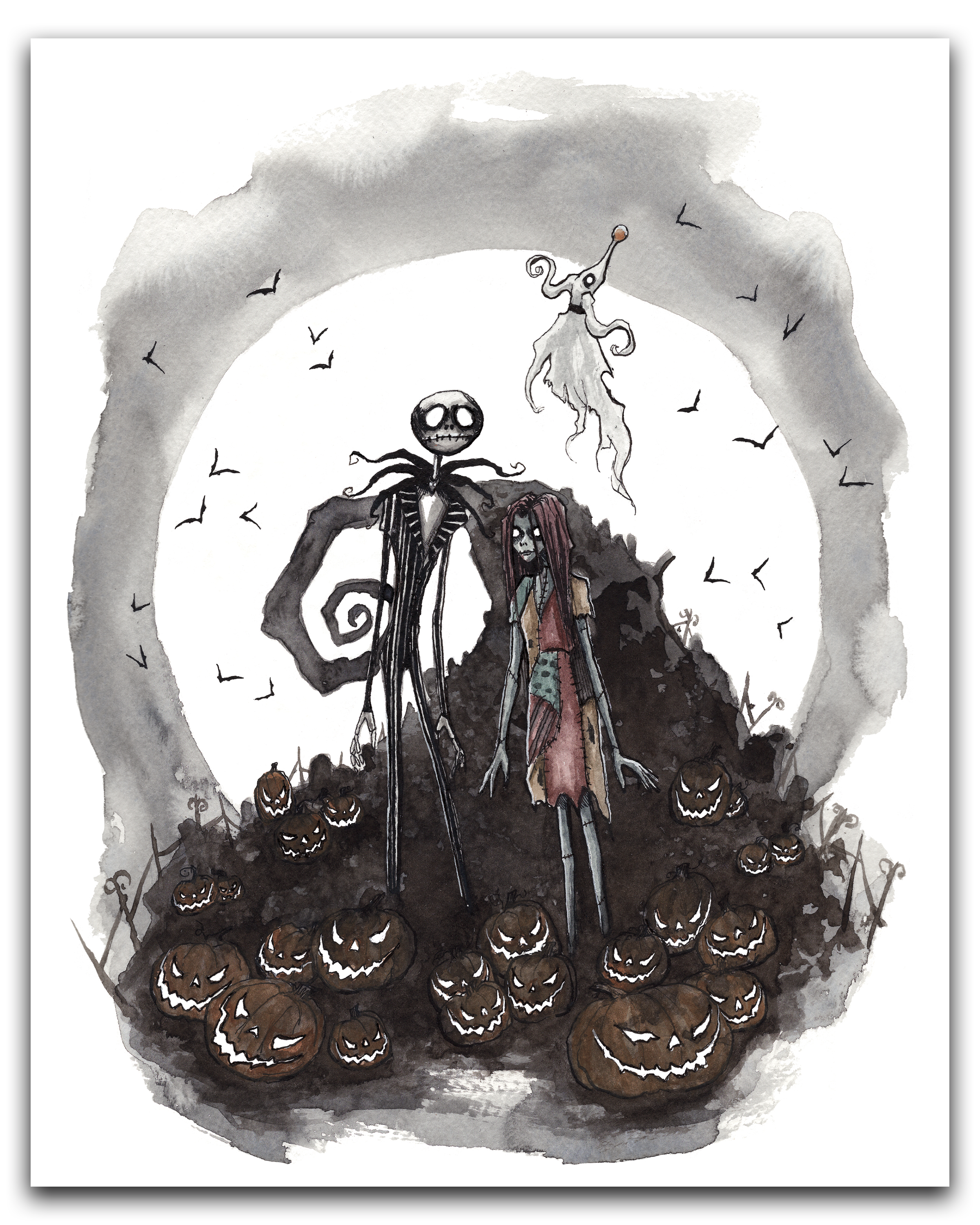 Jack + Sally Print