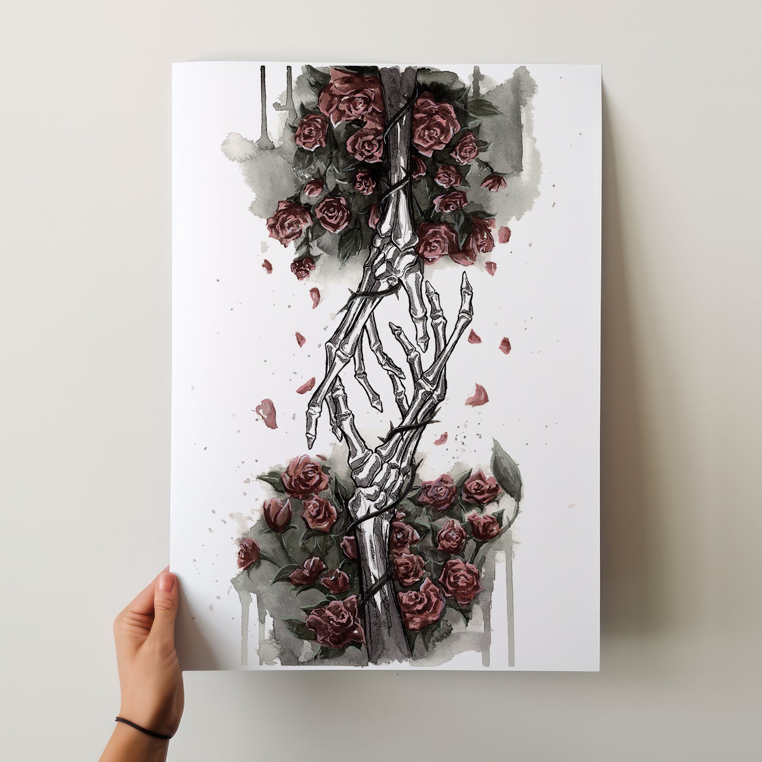 Thorns and Roses Print