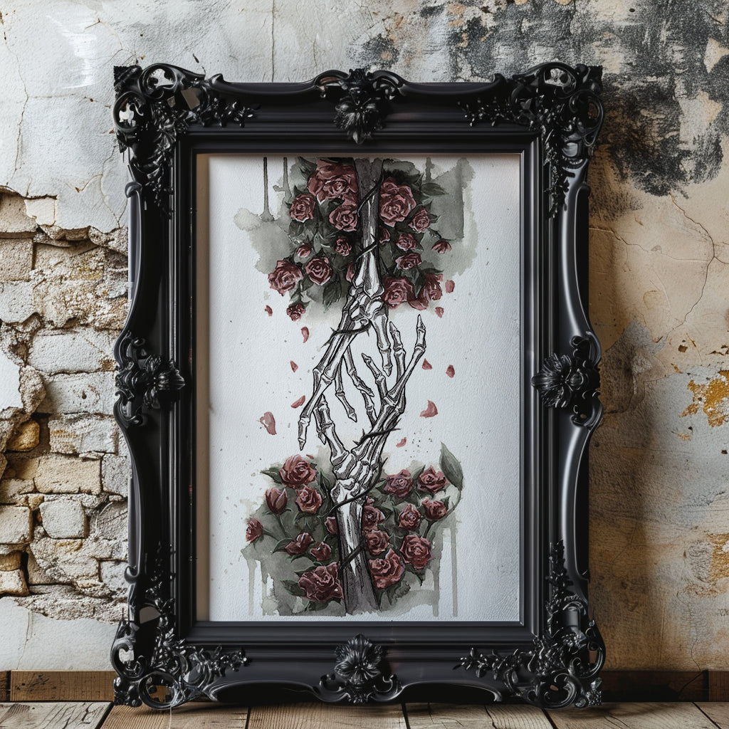 Thorns and Roses Print