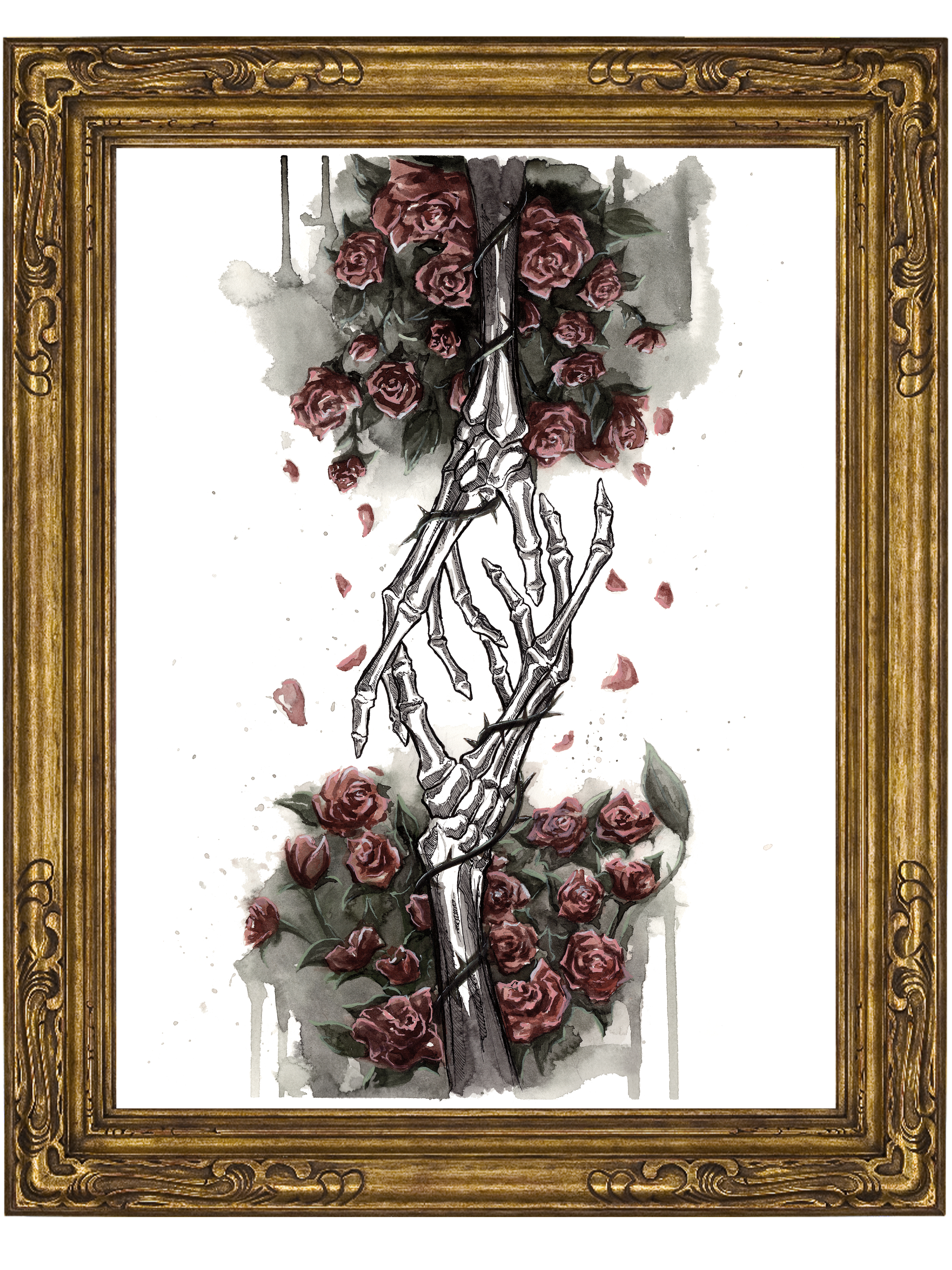 Thorns and Roses Print