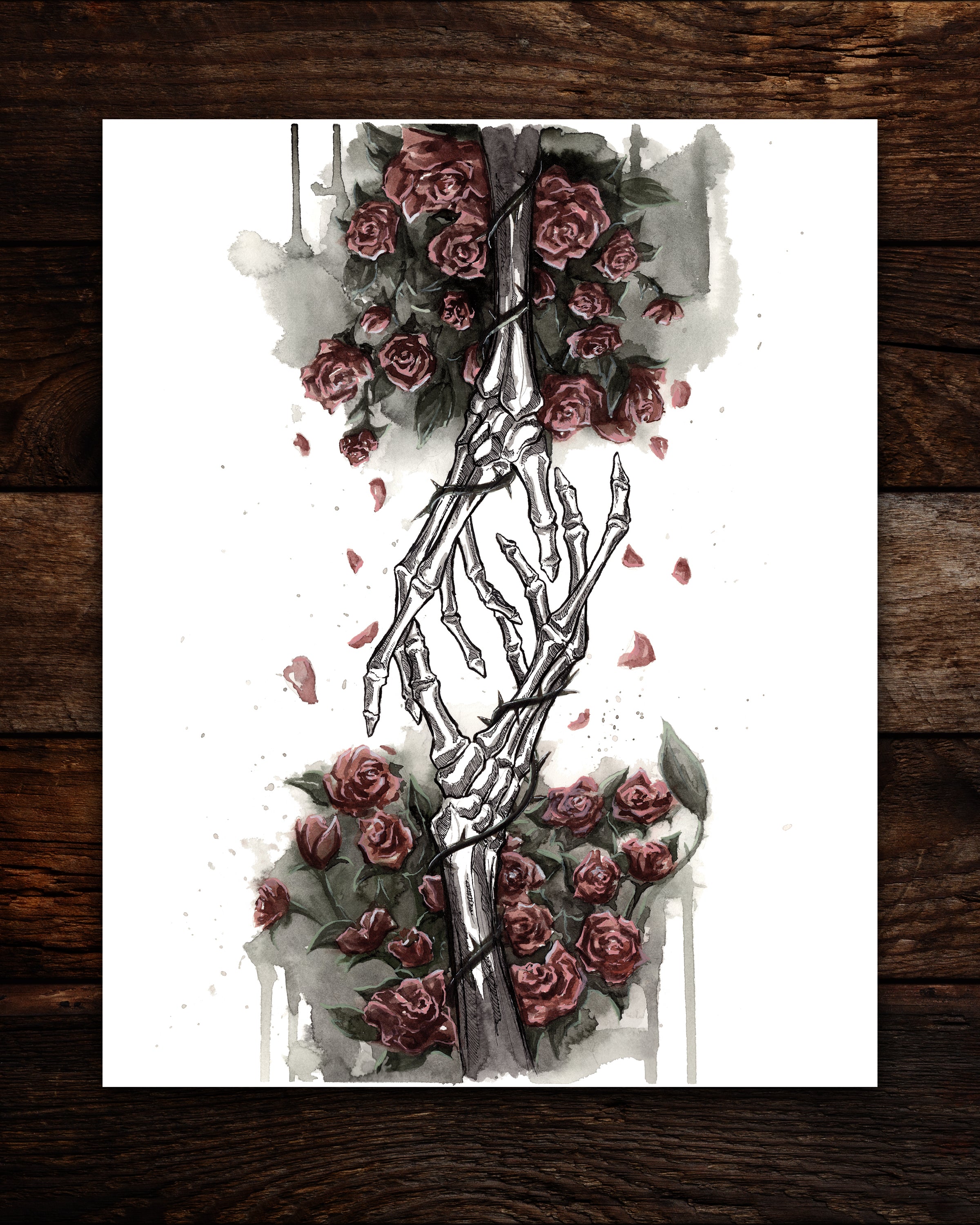 Thorns and Roses Print