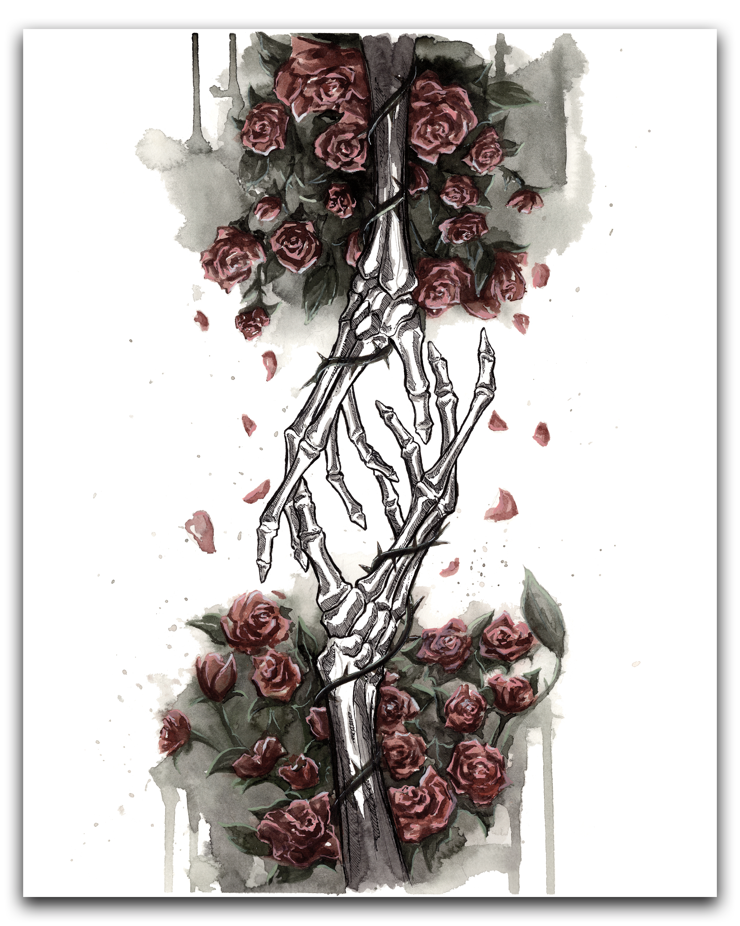 Thorns and Roses Print