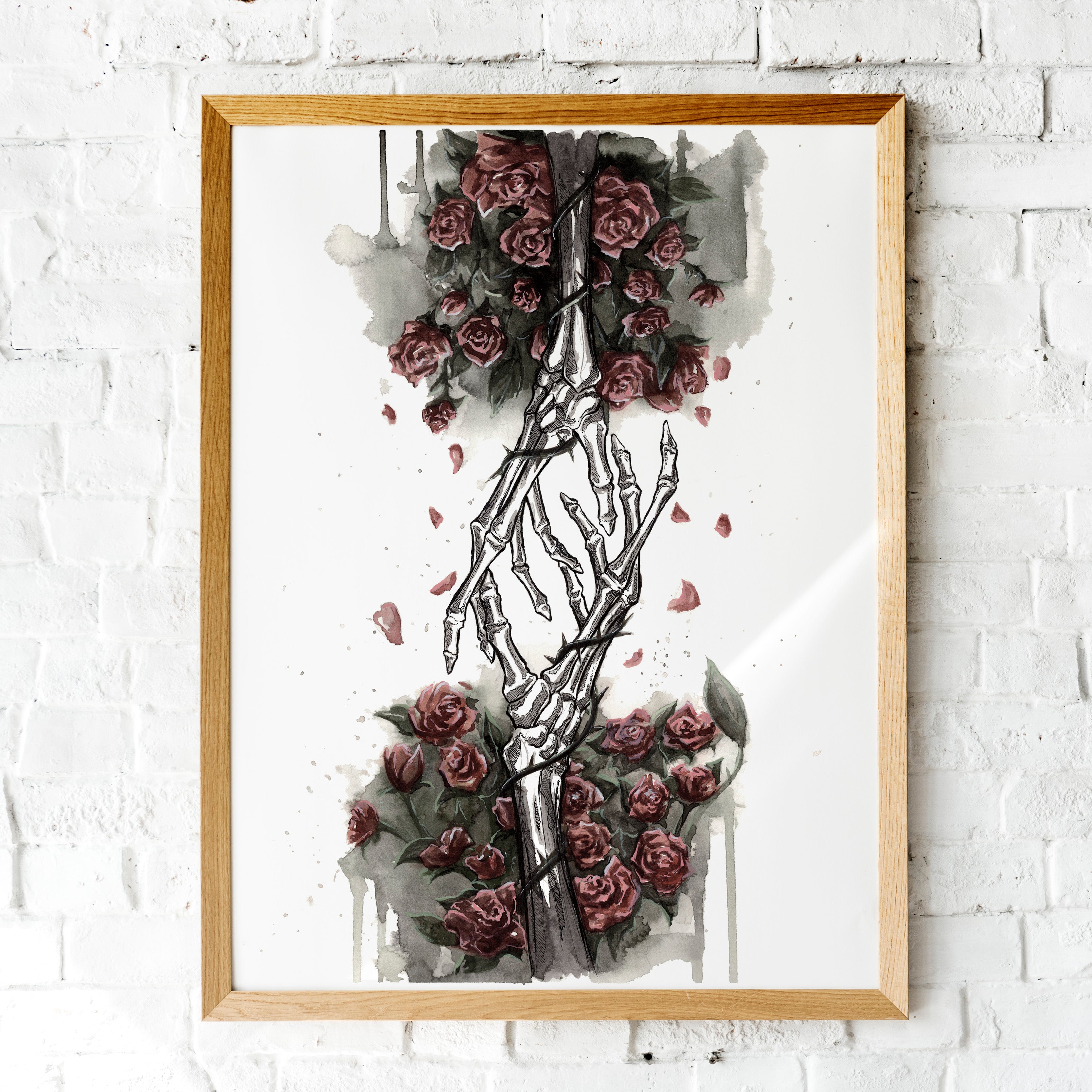 Thorns and Roses Print