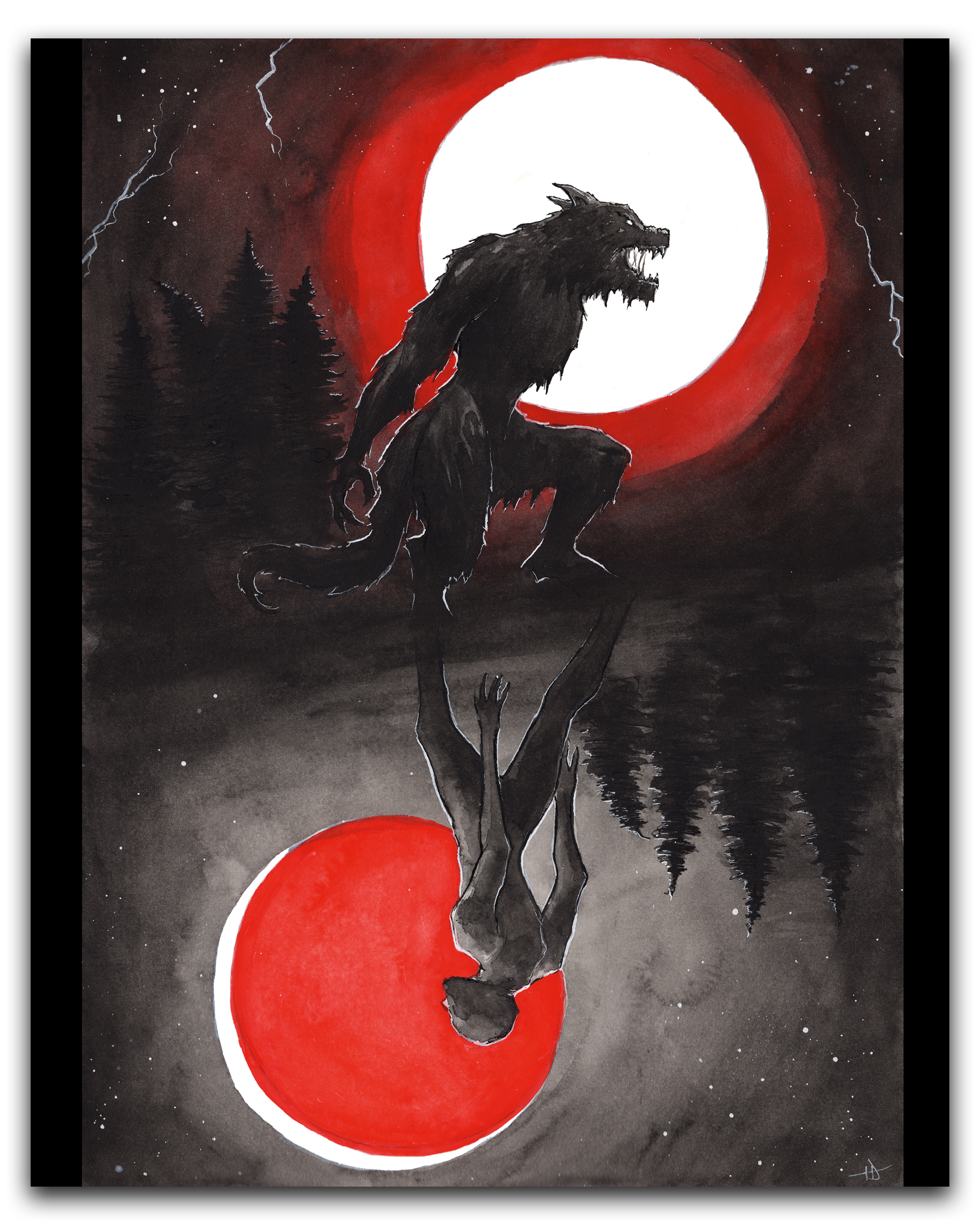 Werewolf Print