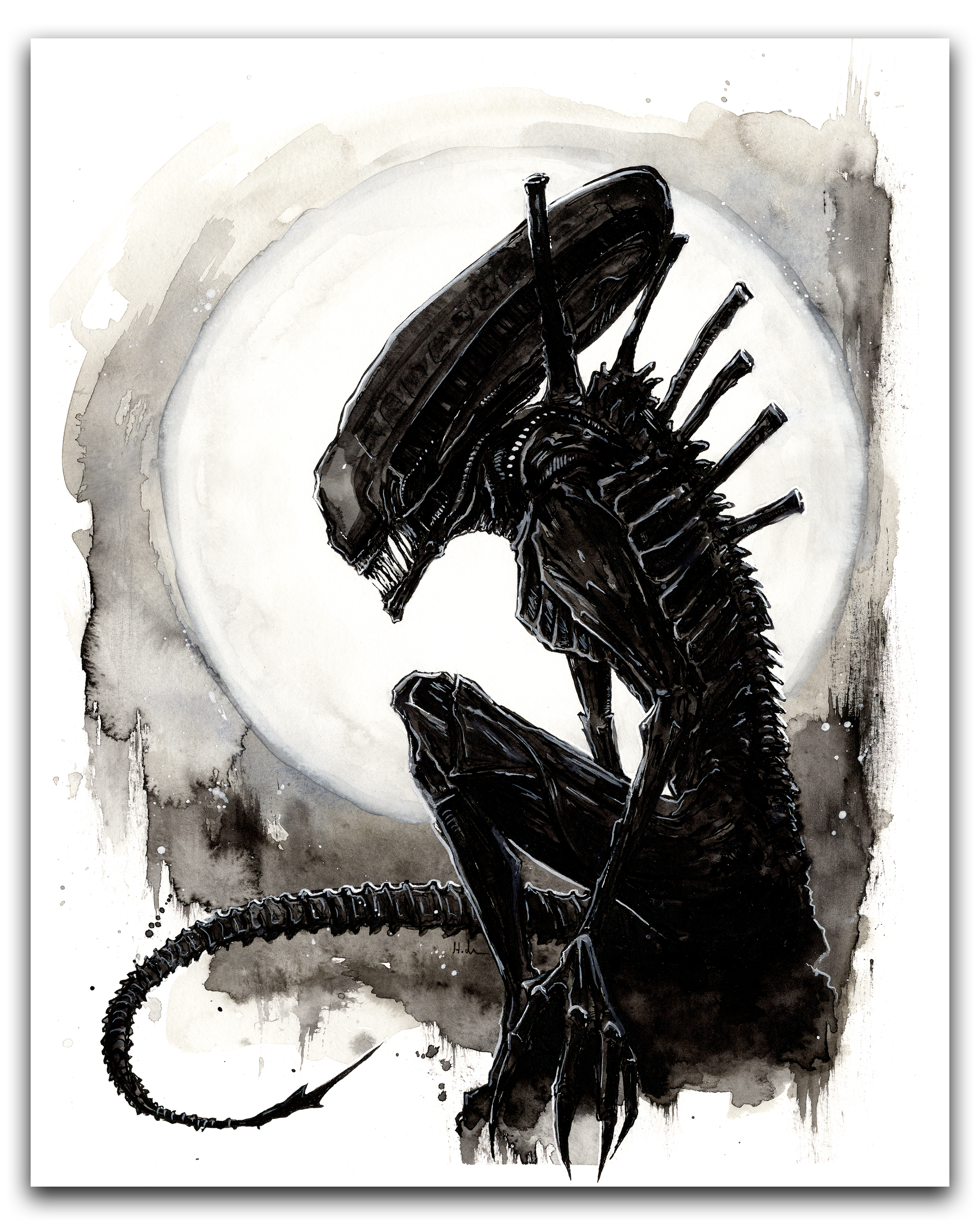 Xenomorph Print