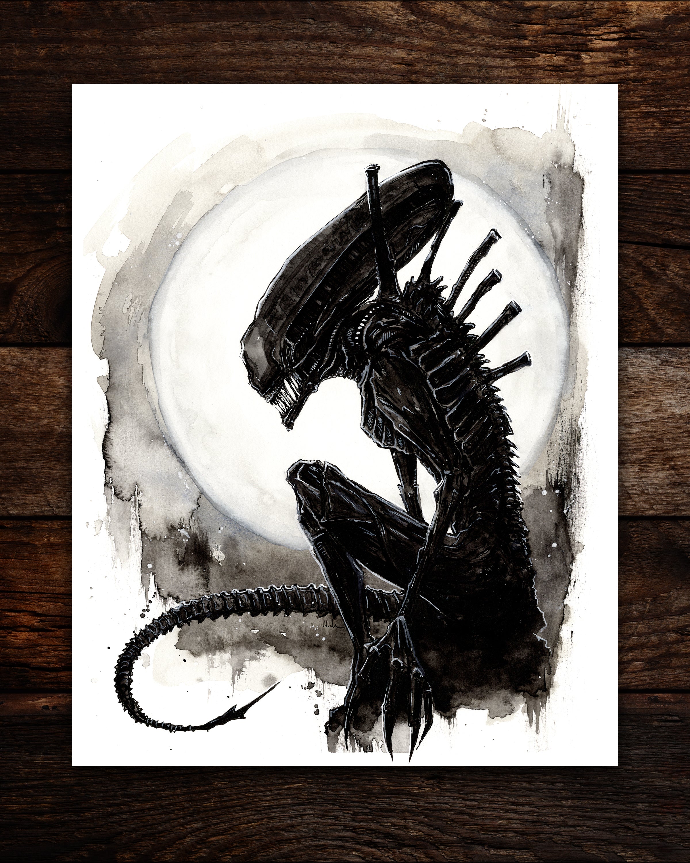 Xenomorph Print