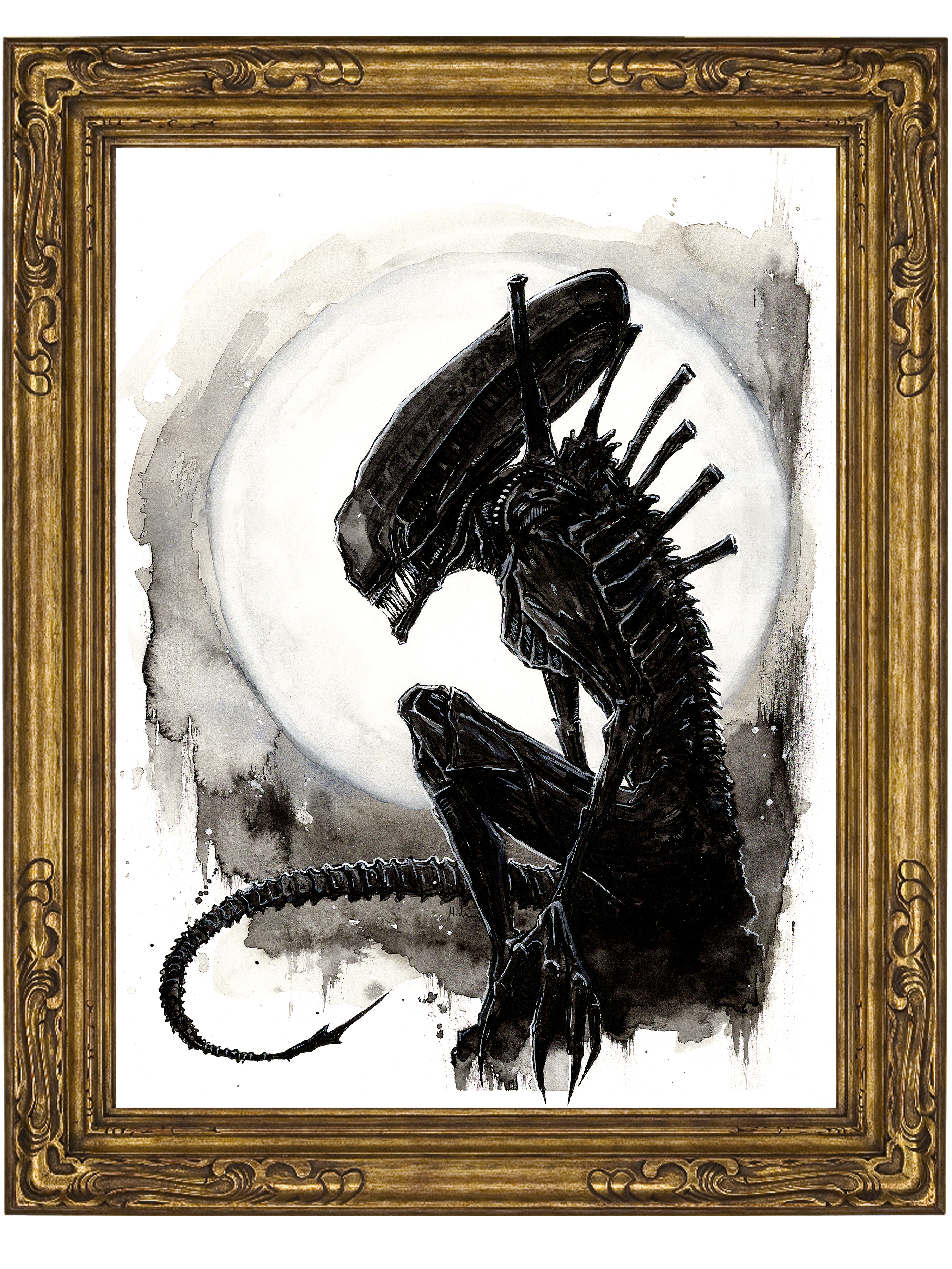 Xenomorph Print